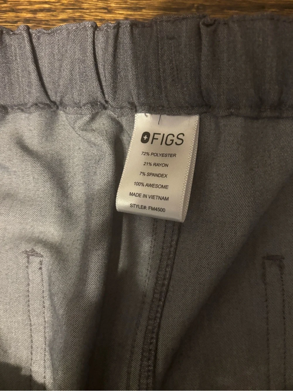 Figs Men’s Pisco Straight Leg Scrub Pants Graphite Small